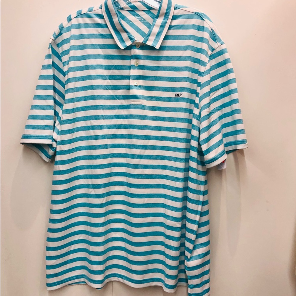 Vineyard Vines stripe polo XXL